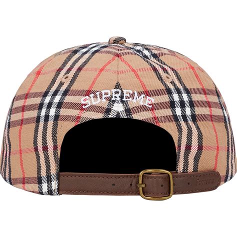 supreme burberry denim 6-panel|Supreme Burberry Denim 6.